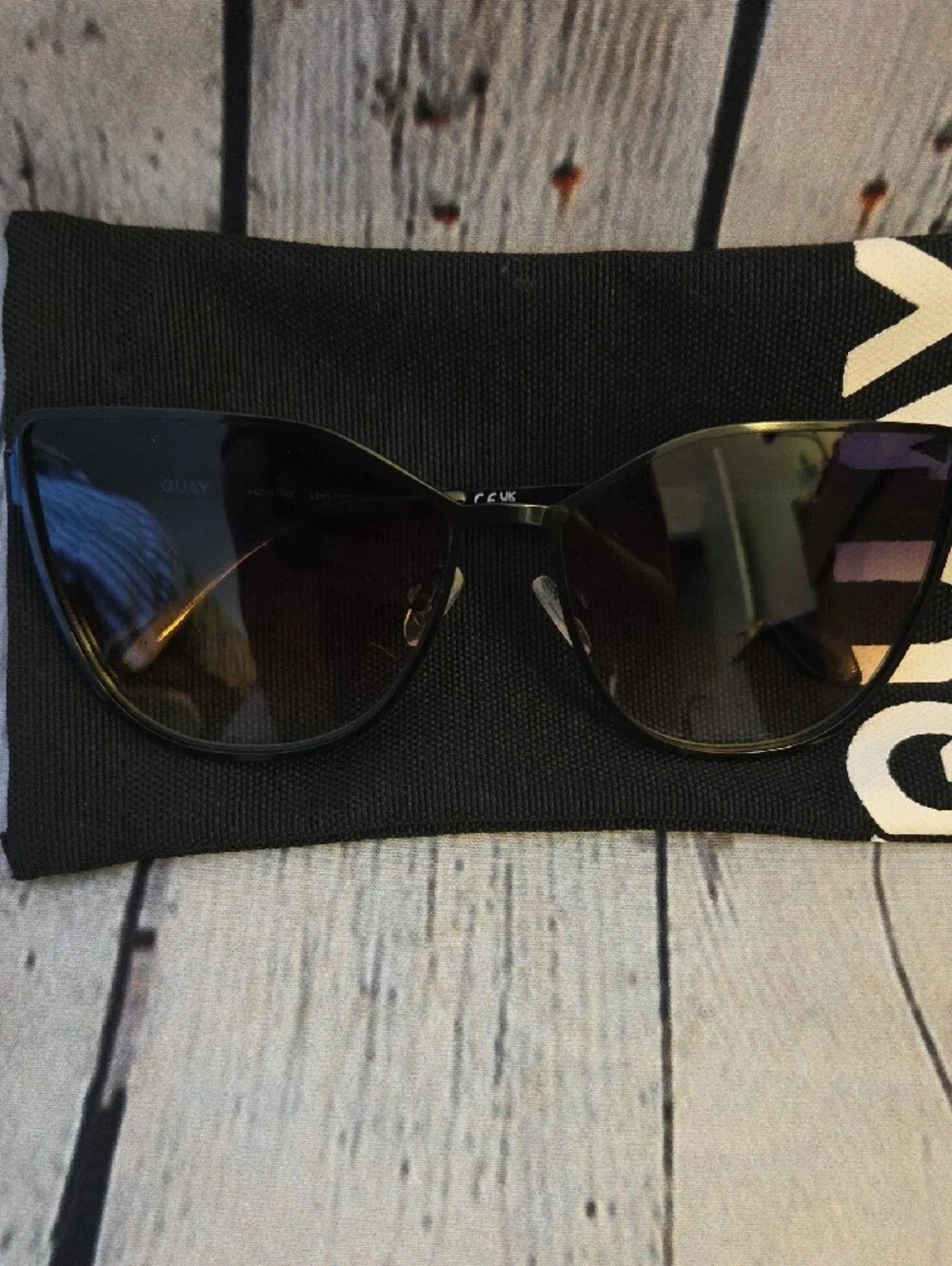 Quay In Pursuit Cat Eye Sunglasses